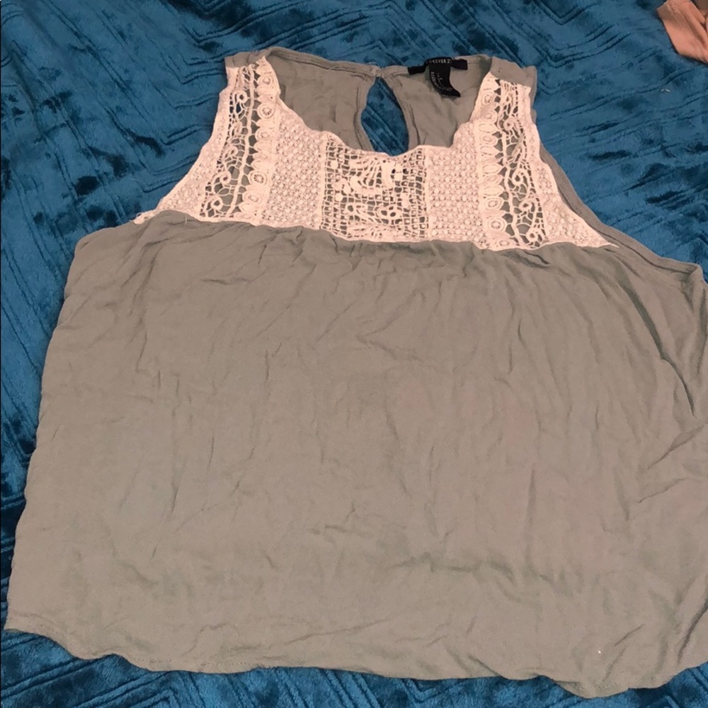 Olive green tank
